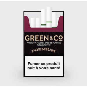 PréRolls 20 Cigarettes CBD Green & Co Premium, marque Buddy