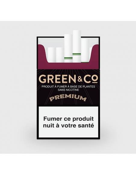 PréRolls 20 Cigarettes CBD Green & Co Premium, marque Buddy