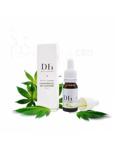 Huile BIO de CBD Chanvre 10ml, marque française Deli Hemp