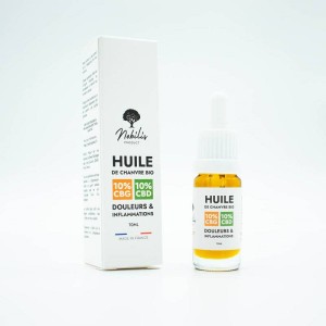 Huile BIO de CBD 10% CBD 10% CBG 10ml de la marque Nobilis