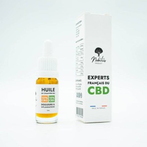 Huile BIO de CBD 10% CBD 10% CBG 10ml de la marque Nobilis