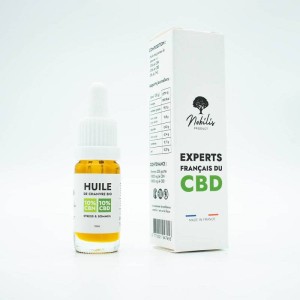 Huile BIO de CBD 10% et CBN 10% 10ml de la marque Nobilis