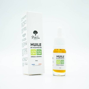 Huile BIO de CBD 10% et CBN 10% 10ml de la marque Nobilis