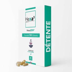 Capsules au CBD HexaZEN - Formule synergique de marque Hexa3