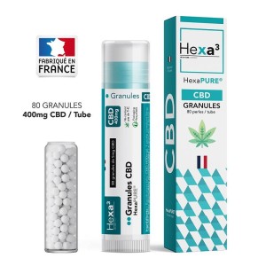 Granules au CBD HexaPURE 400mg de la marque Hexa3