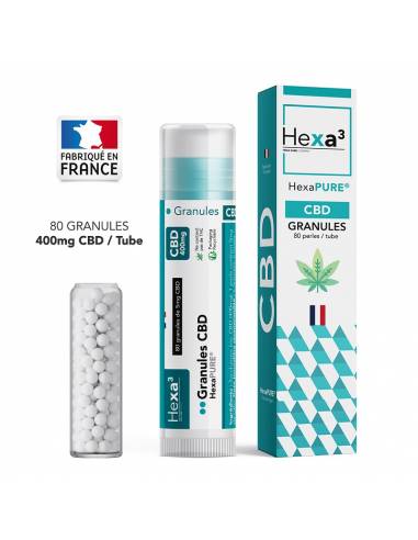 Granules au CBD HexaPURE 400mg de la marque Hexa3