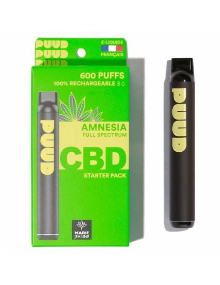 Puff au CBD - Starter Pack - Amnesia de la marque Puud