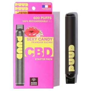 Puff au CBD - Starter Pack - Sexy Candy de la marque Puud