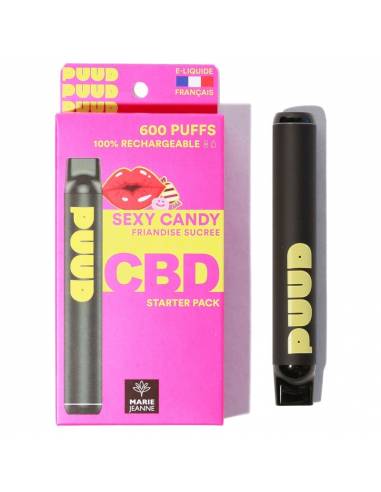 Puff au CBD - Starter Pack - Sexy Candy de la marque Puud