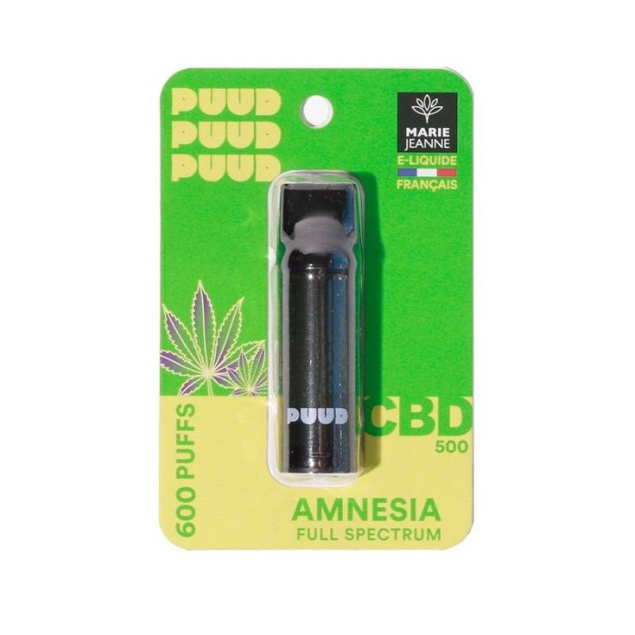 Cartouche au CBD Amnesia 2ml 5% de la marque Puud