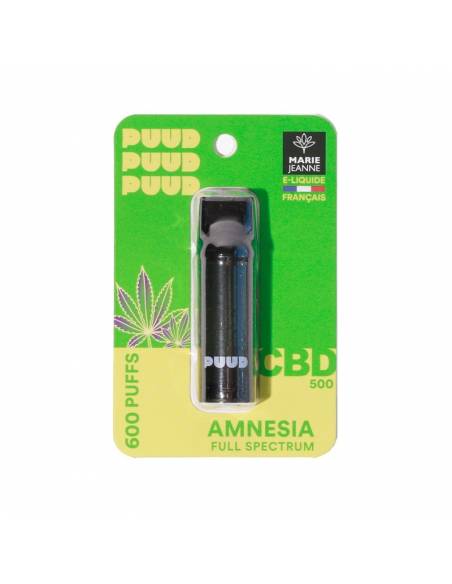 Cartouche au CBD Amnesia 2ml 5% de la marque Puud