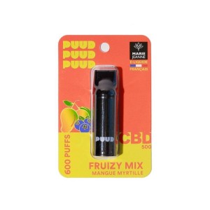 Cartouche au CBD Fruizy Mix 2ml 5% de la marque Puud