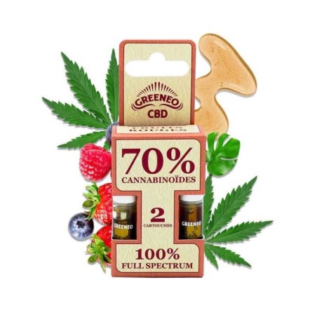 Recharges Stick CBD 70% - Fruits rouges x2 par Greeneo