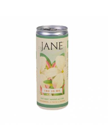 Thé Vert Bio CBD Gingembre, Citron et Jasmin 35mg par Jane