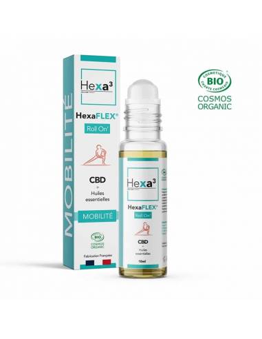 Roll ON CBD + Huiles Essentielles Bio Mobilité par Hexa3