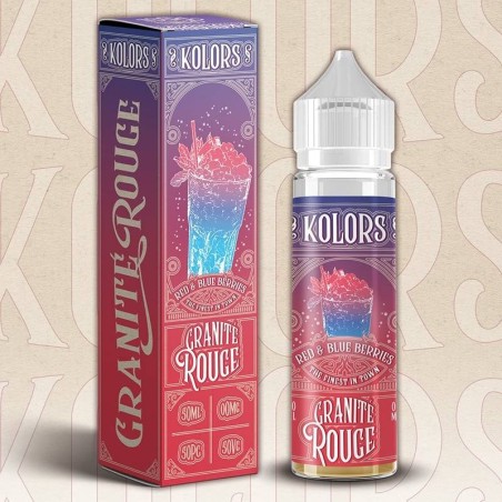 Eliquide Granité Rouge 50ml de la marque française Kolors