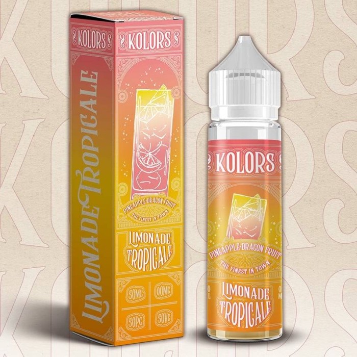 Eliquide Limonade Tropicale 50ml, marque française Kolors