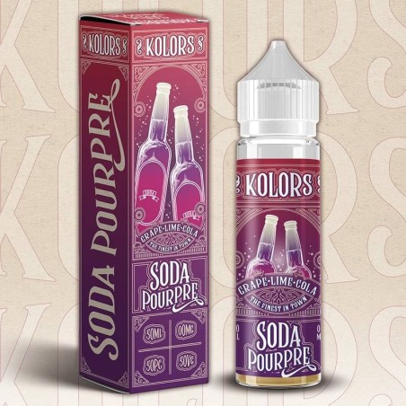 Eliquide Soda Pourpre 50ml de la marque française Kolors