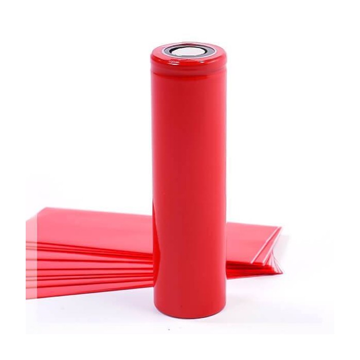 10x Wrap - gaines thermo Série couleurs pour vos accus 18650 rouge