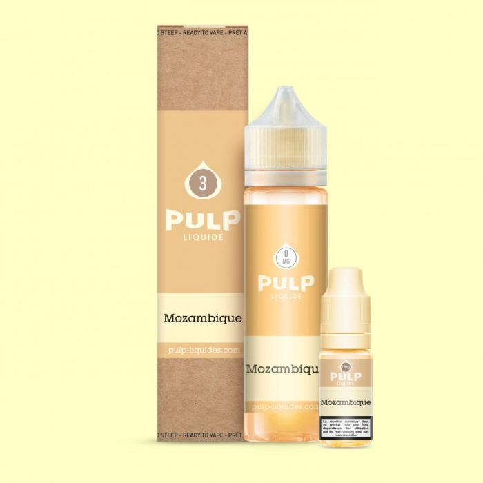 Eliquide Mozambique 60ml avec booster de la marque Pulp